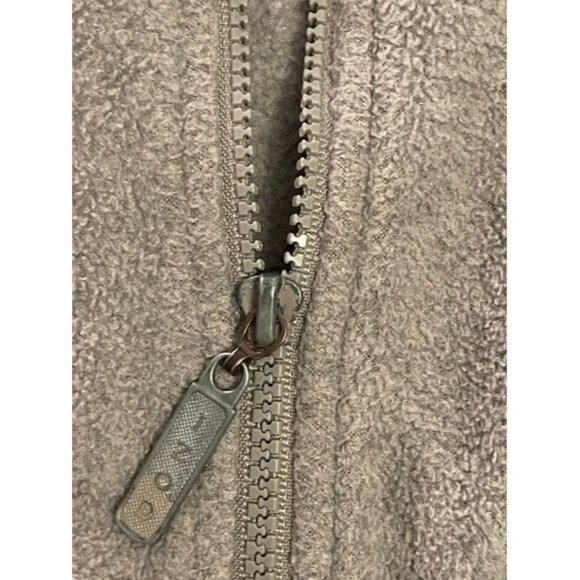 Izod Mens Gray Fleece Vest Zip-Up Sleeveless Jacket L Size - Picture 16 of 16